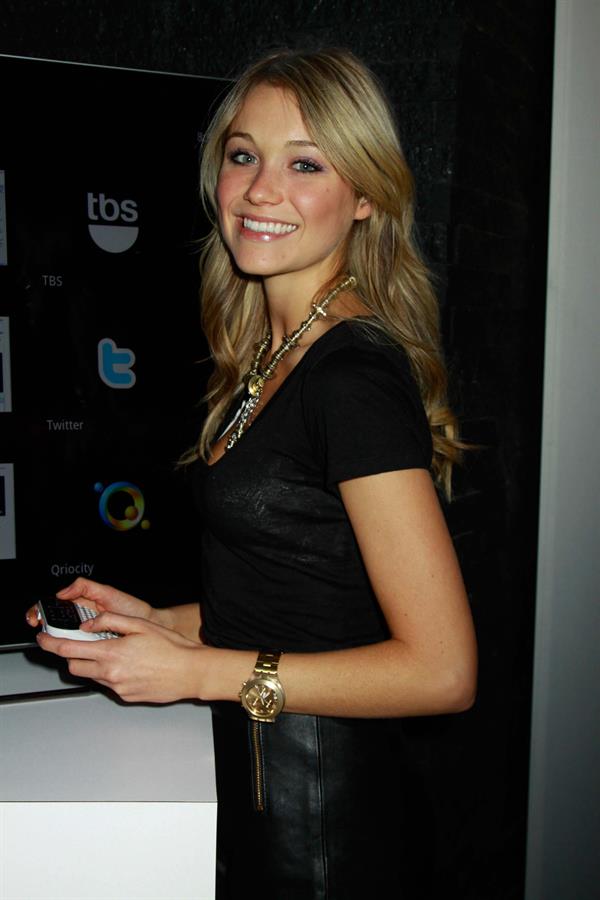 Katrina Bowden Sony and Google unveil the worlds first Internet Television at ESpace on October 12, 2010 