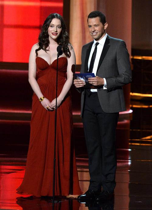 Kat Dennings Pictures Kat Dennings - 64th Primetime Emmys Nokia Theatre LA Sept 23, 2012