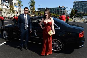 Kat Dennings - 64th Primetime Emmys Nokia Theatre LA Sept 23, 2012