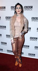 Kat Von D BBC America Premiere Screening Of BWild Things With Dominic Monaghan Jan 9, 2013 