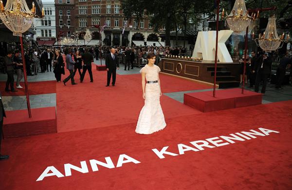 Keira Knightley attending the 'Anna Karenina' UK Premiere - September 4, 2012