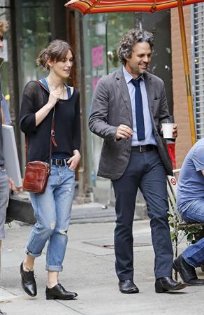 Keira Knightley -  Can A Song Save Your Life  set candids in New York City, July 9, 2012