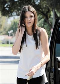 Kendall Jenner at the latest Nomad Two Worlds exhibit at the Guy Hepner gallery in Los Angeles on April 11, 2013