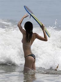 Kendall Jenner bikini candids in Malibu on July 4, 2013