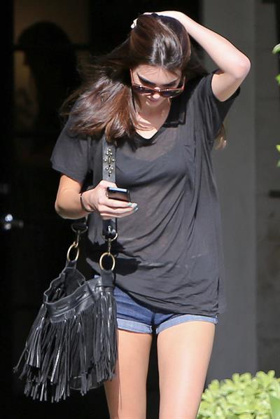 Kendall Jenner leaving a salon in LA 5/24/13 