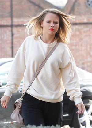 Kimberley Walsh Rehearsal Studio in London - Feb 4, 2013 