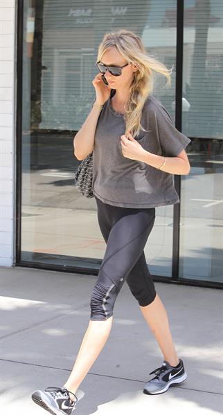 Kimberly Stewart spotted after workout in South Los Angeles on May 30, 2013