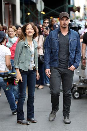 Kristin Kreuk Filming  Beauty & The Beast  in New York City - Sep. 16, 2013 