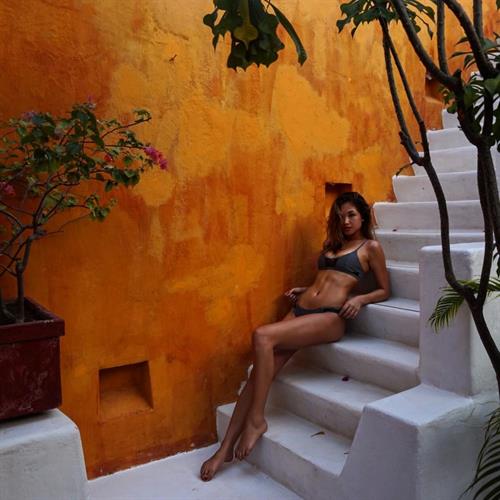 Jocelyn Chew in a bikini