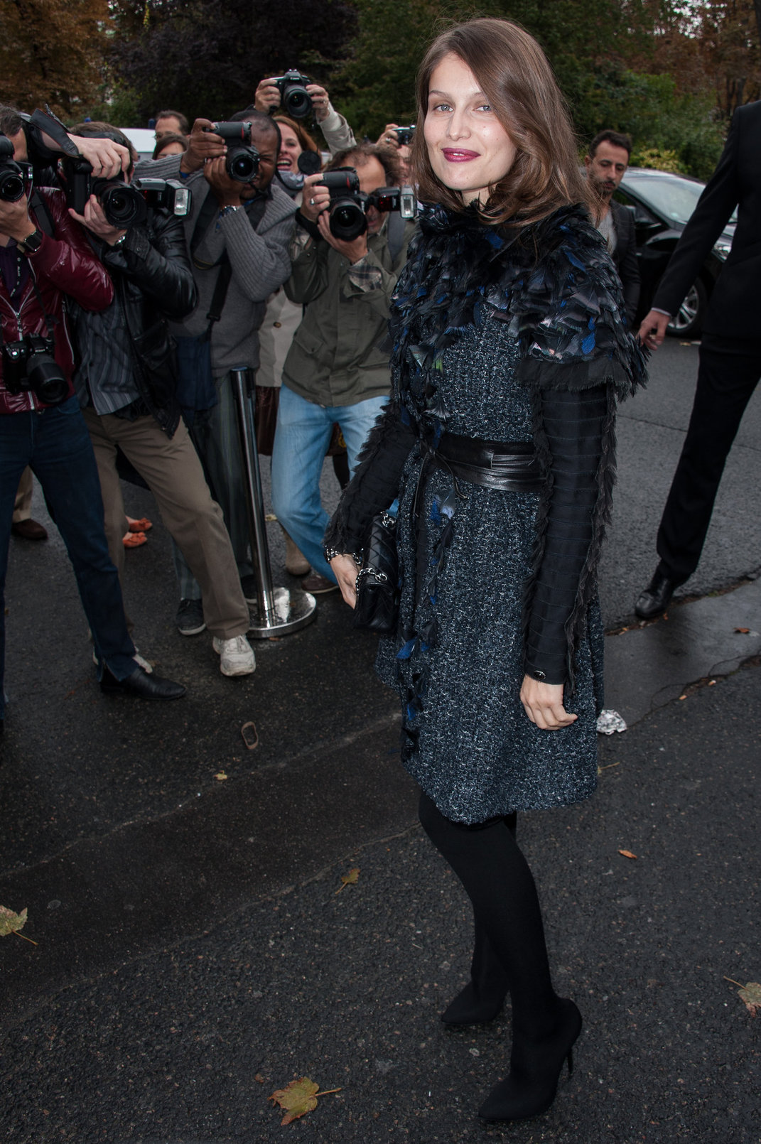 Laetitia Casta Chanel Spring / Summer 2013 show at the Paris Fashion Week (Oct 2, 2012) 