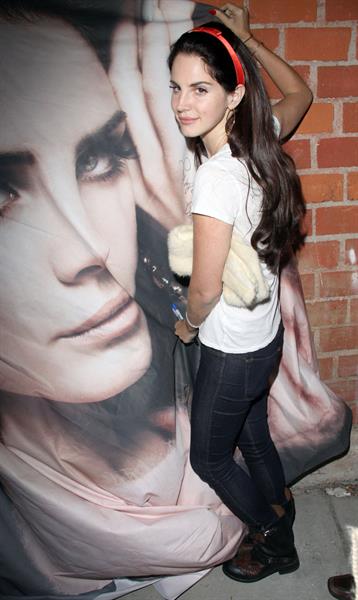 Lana Del Rey Ride music video premiere in Santa Monica 10/10/12 