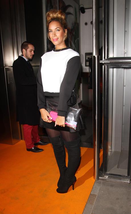 Leona Lewis Sushisamba 1st Anniversary party at the Heron Tower, London, November 12, 2013 