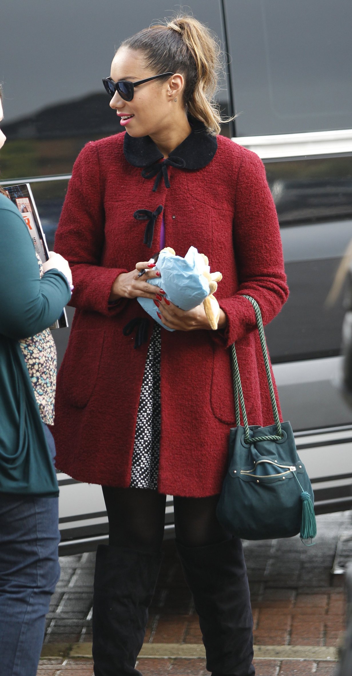 Leona Lewis Real Radio in Manchester - September 19, 2012 