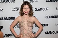 Lily Collins Glamour Magazine 23rd Annual Women Of The Year Gala in New York, Nov. 11, 2013 