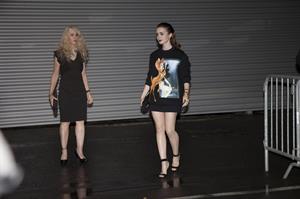 Lily Collins Givenchy Show Fashion Week 9/29/13