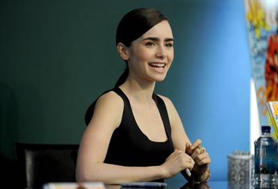 Lily Collins Seventeen Magazine September Cover Issue Celebration - New York, Aug. 6, 2013 