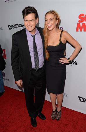 Lindsay Lohan Scary Movie 5 premiere in Hollywood on April 11, 2013