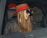 Lindsay Lohan - arriving to the beach in Malibu - August 12, 2012