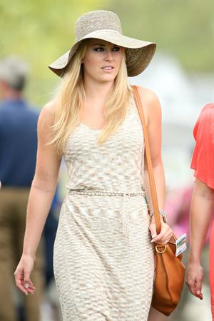 Lindsey Vonn First round of the 2013 Masters Tournament at Augusta National Golf Club 11.04.13 