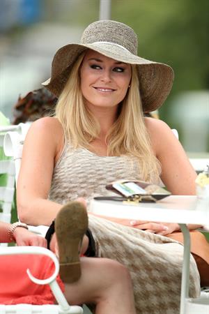 Lindsey Vonn First round of the 2013 Masters Tournament at Augusta National Golf Club 11.04.13 