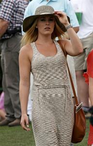 Lindsey Vonn First round of the 2013 Masters Tournament at Augusta National Golf Club 11.04.13 