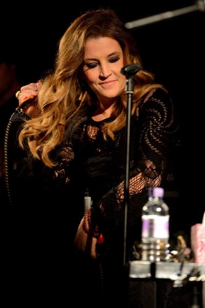Lisa Marie Presley Performs on stage at Bush Hall in London, England (October 4, 2012) 