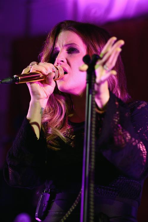 Lisa Marie Presley Performs on stage at Bush Hall in London, England (October 4, 2012) 