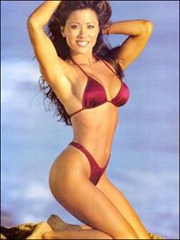 Kiana Tom in a bikini