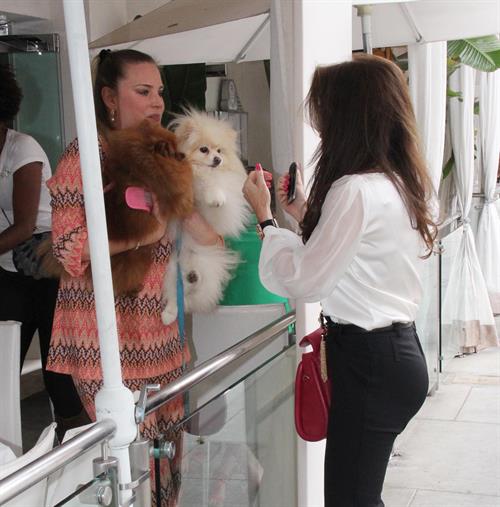 Lisa Vanderpump Spotted with daughter Pandora while shopping in Beverly Hills (May 9, 2013) 