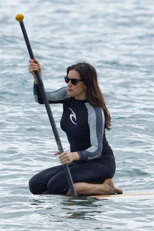 Liv Tyler - wetsuit candids in Hawaii 1/2/13  