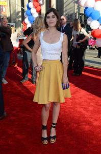 Lizzy Caplan - The Campaign - Los Angeles Premiere, Aug 3, 2012