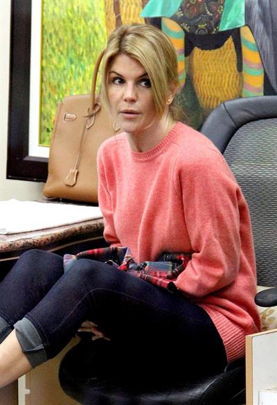 Lori Loughlin at a salon in Beverly Hills 1/28/13 