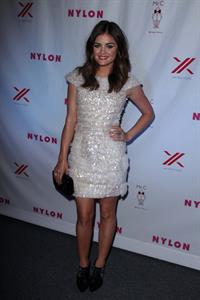 Lucy Hale NYLON And Sony Headphones September TV Issue Party, September 16, 2012 