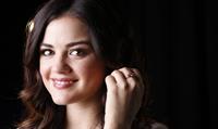 Lucy Hale posing for Carlo Allegri portraits in New York City - November 20, 2012 