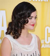 Lucy Hale 46th annual CMA awards in Nashville 11/1/12