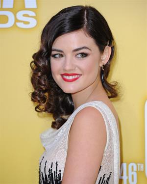 Lucy Hale 46th annual CMA awards in Nashville 11/1/12