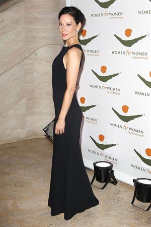 Lucy Liu Women for Women International Gala in NY 11/8/12