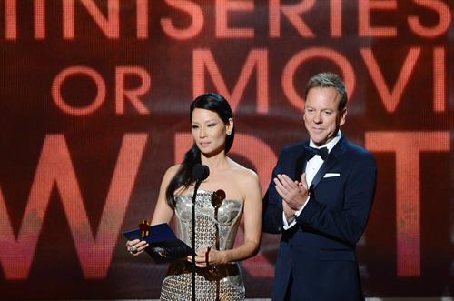 Lucy Liu - 64th Primetime Emmys Nokia Theatre LA Sept 23 2012