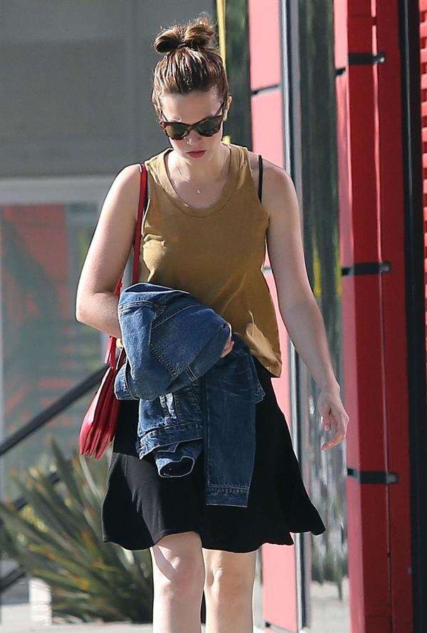 Mandy Moore outside the Coffee Commissary in West Hollywood October 3, 2012 