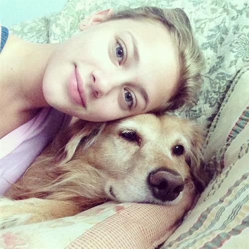 Lili Reinhart taking a selfie