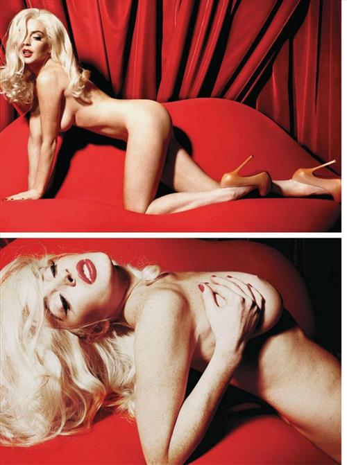 Lindsay Lohan Playboy Pussy - Lindsay Lohan Nude for Playboy February 2012. Rating = 7.97/10