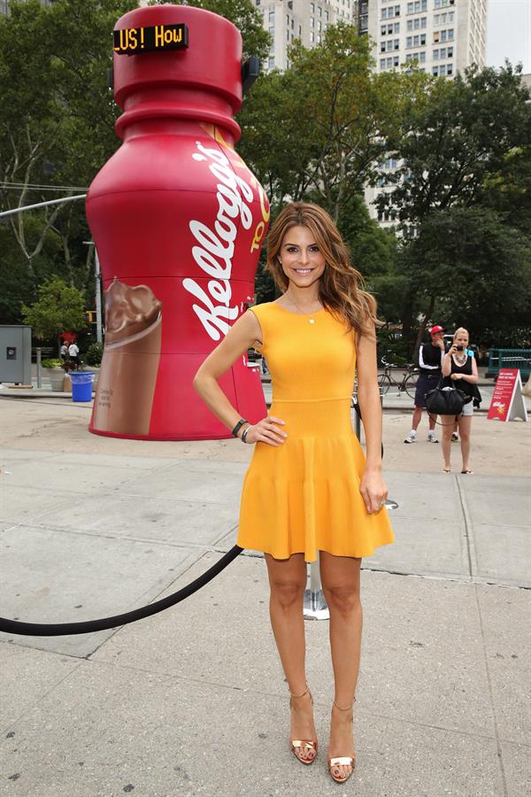 Maria Menounos 20Partnering with Kellog's To Go 'Skipperventions to encourage New Yorkers to stop skipping Breakfast 