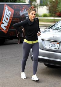 Maria Menounos at the gym in Los Angeles 11/16/12 