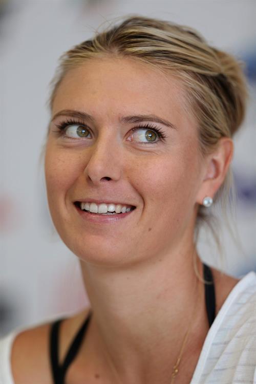 Maria Sharapova during a Press Conference of the Internazionali BNL d'Italia 2013 May 14, 2013 
