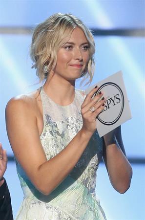 Maria Sharapova 43 ESPY Awards at the Nokia Theatre in Los Angeles on July 17, 2013