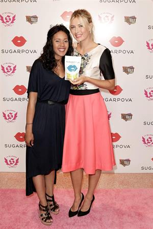 Maria Sharapova poses during Maria Sharapova launches her Sugarpova Candy Collection December 13, 2012 