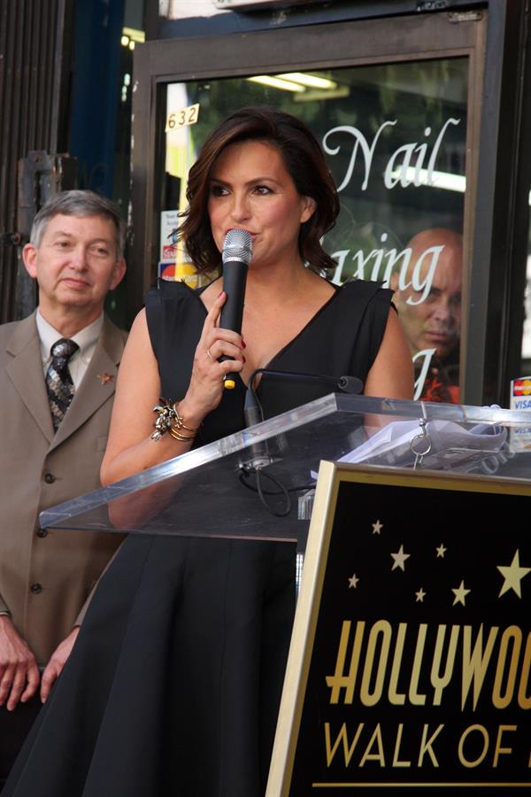 Mariska Hargitay Honored With Star On The Hollywood Walk Of Fame - Hollywood, Nov. 8, 2013 