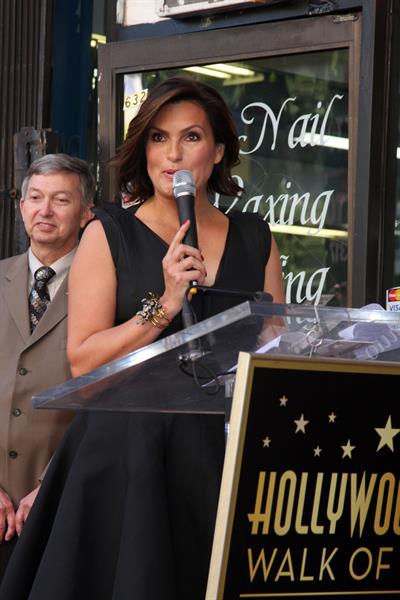 Mariska Hargitay Honored With Star On The Hollywood Walk Of Fame - Hollywood, Nov. 8, 2013 