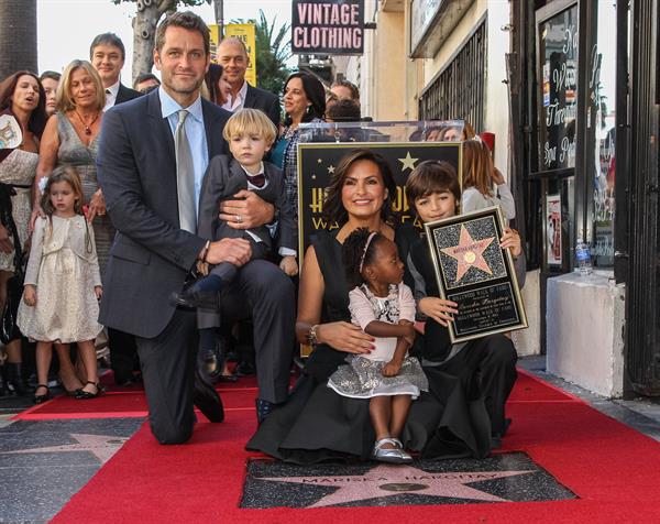 Mariska Hargitay Honored With Star On The Hollywood Walk Of Fame - Hollywood, Nov. 8, 2013 