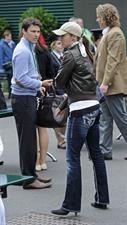 Martina Hingis Outside Wimbledon Lawn Tennis Club in London June 24, 2013 